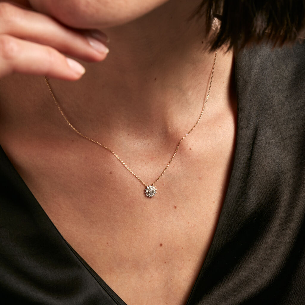 Collier Caliopee Or Jaune Diamant - Colliers Femme | Histoire d’Or