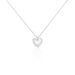 Collier Argent Blanc Ikaria Nacre - Colliers Coeur Femme | Histoire d’Or