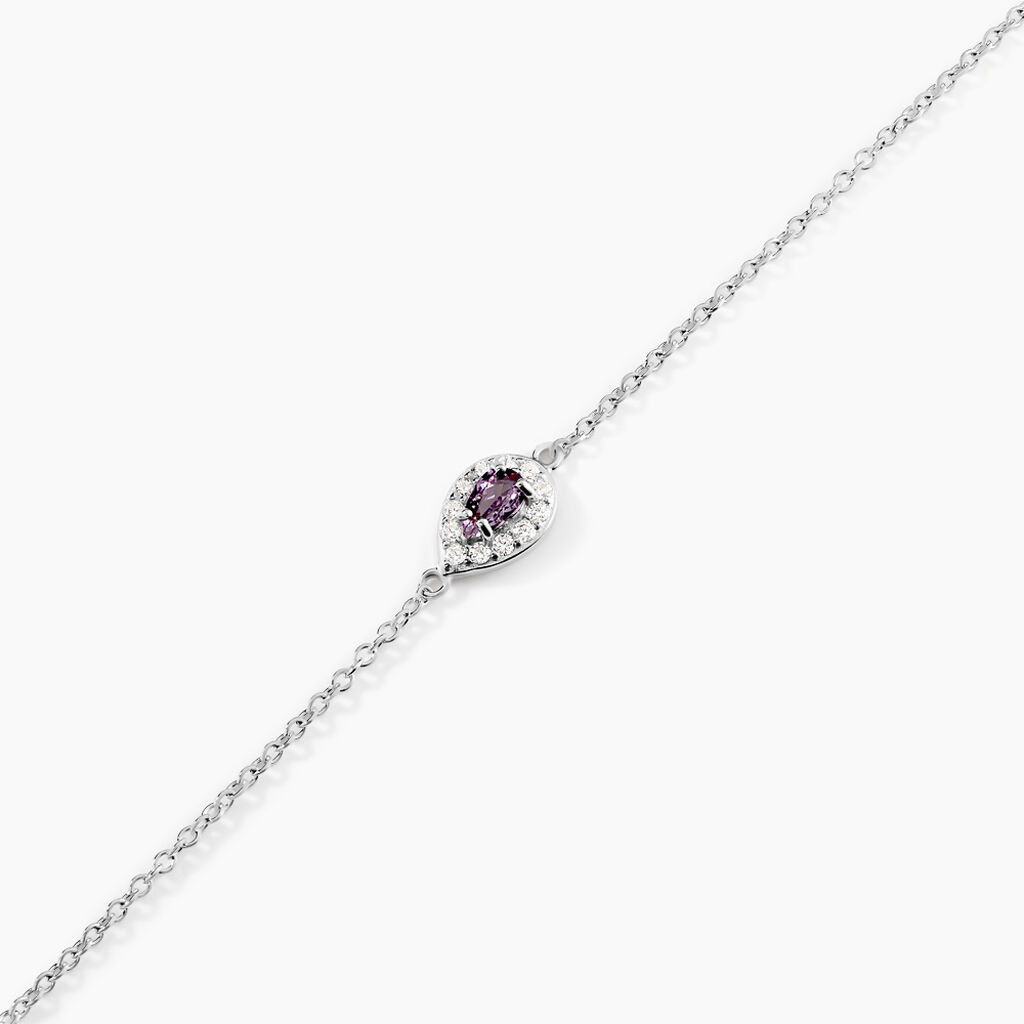 Bracelet Argent Tania Oxydes De Zirconium - Bracelets fantaisie Femme | Histoire d’Or