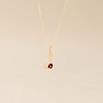 Pendentif Helidie Coccinelle Lettre Or Jaune - Pendentifs Enfant | Histoire d&rsquo;Or