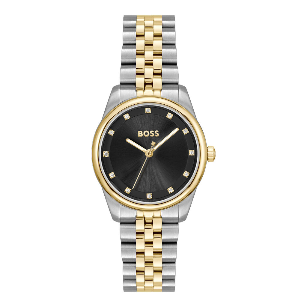 Montre Boss Graceful Precious Noir - Id&eacute;es cadeaux Femme | Histoire d&rsquo;Or
