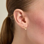 Boucles D'Oreilles Puces Pluto Argent Dor&eacute; A L'Or 750/1000 - Boucles d'oreilles fantaisie Femme | Histoire d&rsquo;Or