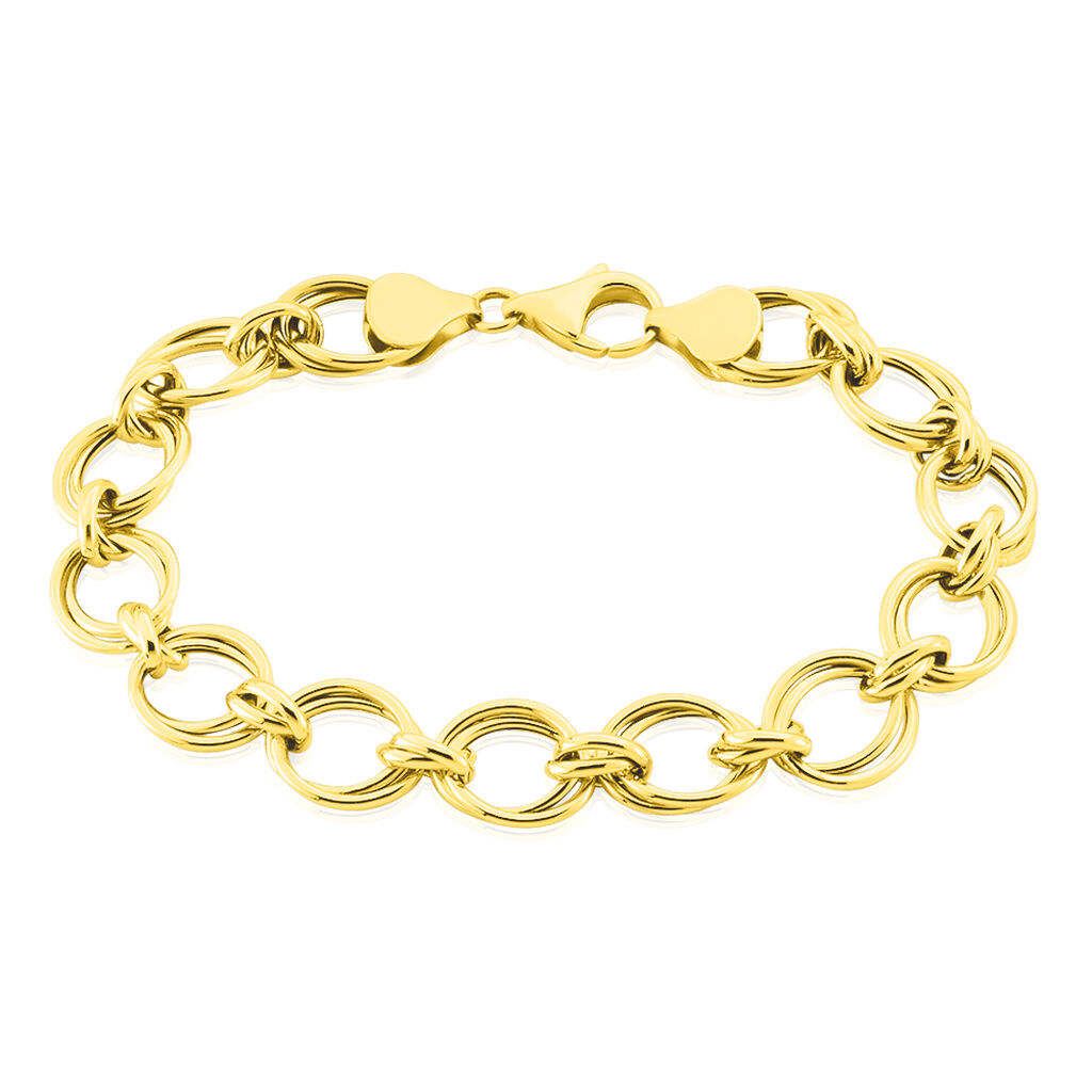 Bracelet Aaron Maille Fantaisie Or Jaune - Bracelets Femme | Histoire d’Or