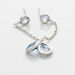 Boucles D'oreilles Pendantes Brenda Or Blanc Topaze - Boucles d'oreilles pendantes Femme | Histoire d’Or