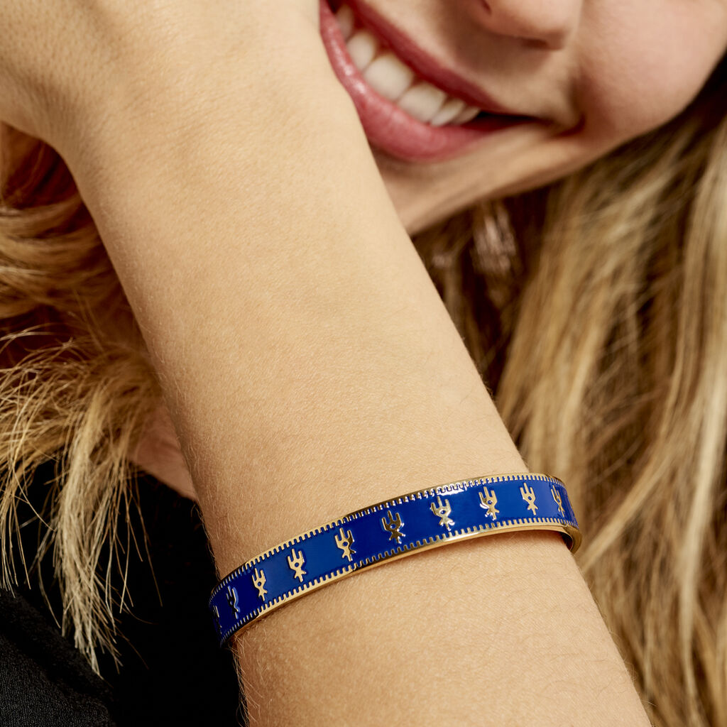 Bracelet Jonc Imagine Marion Acier Jaune - Bracelets joncs Femme | Histoire d’Or