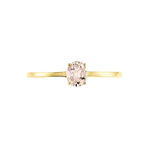 Bague Valentino Or Jaune Quartz - Bagues solitaires Femme | Histoire d&rsquo;Or