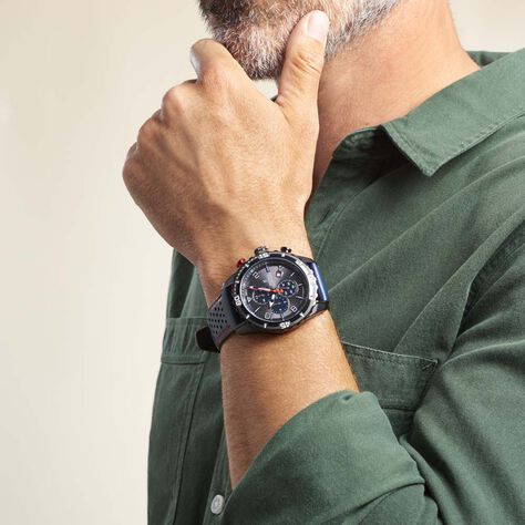 Montre Chrono Sport Noir - Montres Homme | Histoire d’Or