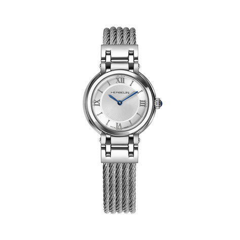 Montre Herbelin Galet Blanc - Montres Femme | Histoire d&rsquo;Or