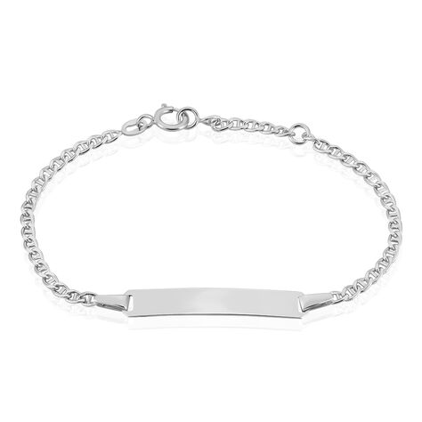 Bracelet Identité Shanah Or Blanc - Bracelets Communion Enfant | Histoire d’Or