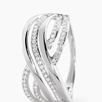 Bague Ocean Or Blanc Diamant - Bagues avec pierre Femme | Histoire d&rsquo;Or