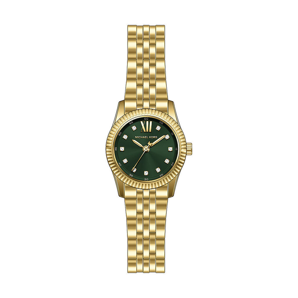 Montre Michael Kors Petite Lexington Vert - Montres Femme | Histoire d&rsquo;Or