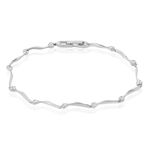 Bracelet Coliane Argent Blanc Oxyde De Zirconium - Bracelets Femme | Histoire d&rsquo;Or