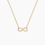 Collier Klothilda Argent Dor&eacute; A L'Or 750/1000 Oxyde De Zirconium - F&ecirc;te des m&egrave;res Femme | Histoire d&rsquo;Or
