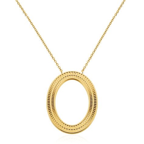 Collier Sautoir Agostino Acier Jaune - Sautoirs Femme | Histoire d&rsquo;Or