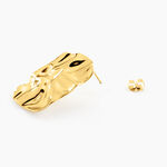 Boucles D'oreilles Puces Maelisa Acier Jaune Sans Pierre - Boucles d'oreilles fantaisie Femme | Histoire d&rsquo;Or