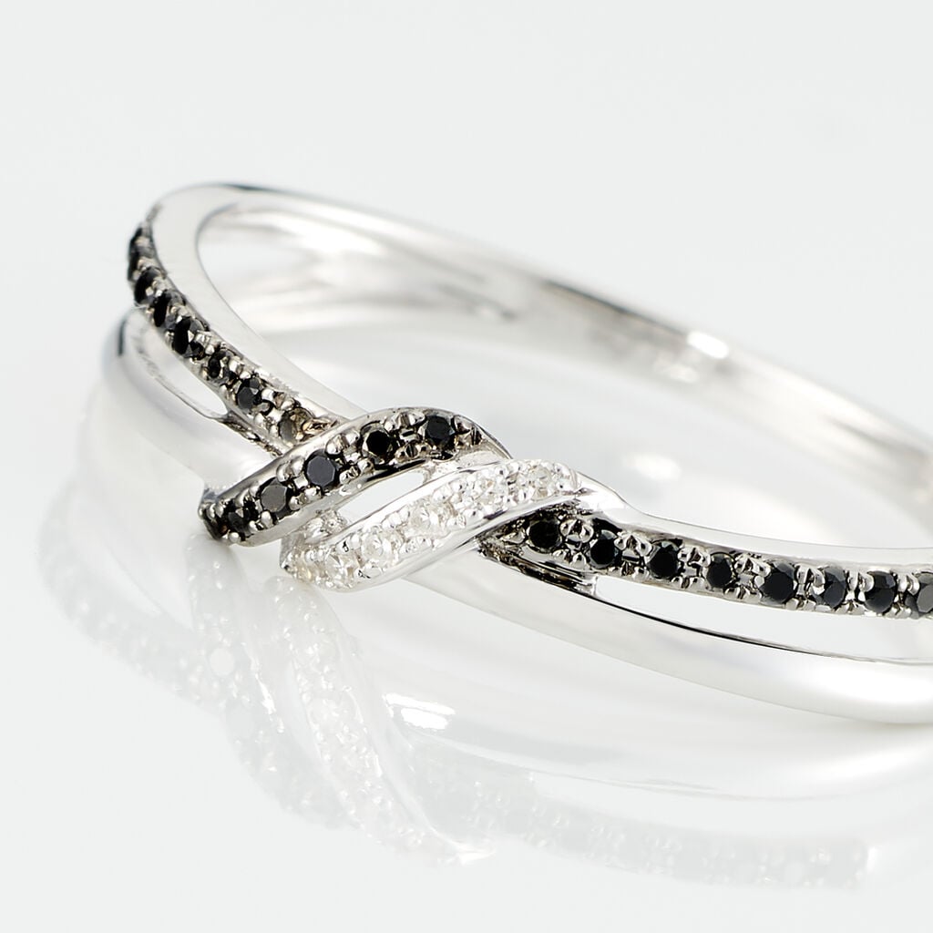 Bague Marina Or Blanc Diamant - Bijoux Femme | Histoire d&rsquo;Or