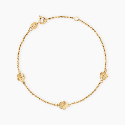 Bracelet Sakura Love Argent Dor&eacute; A L'Or 750/1000 - F&ecirc;te des m&egrave;res Femme | Histoire d&rsquo;Or