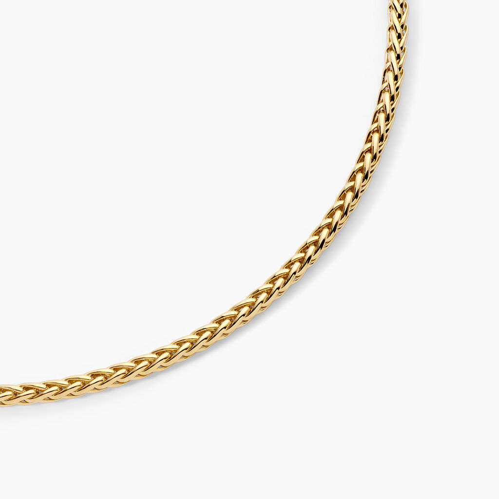 Collier Jany Argent Dor&eacute; A L'Or 750/1000 - Bijoux sans pierre Femme | Histoire d&rsquo;Or