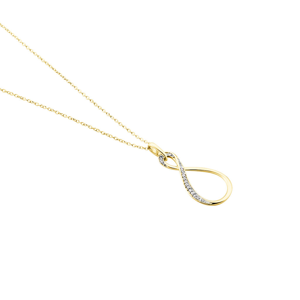 Collier Ilan Or Jaune Diamant - Colliers Femme | Histoire d’Or