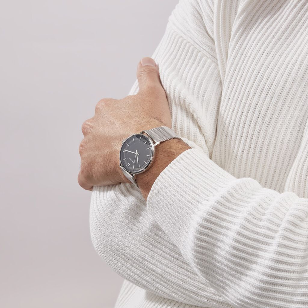 Montre Pierre Lannier Gaius Noir - Montres Homme | Histoire d’Or