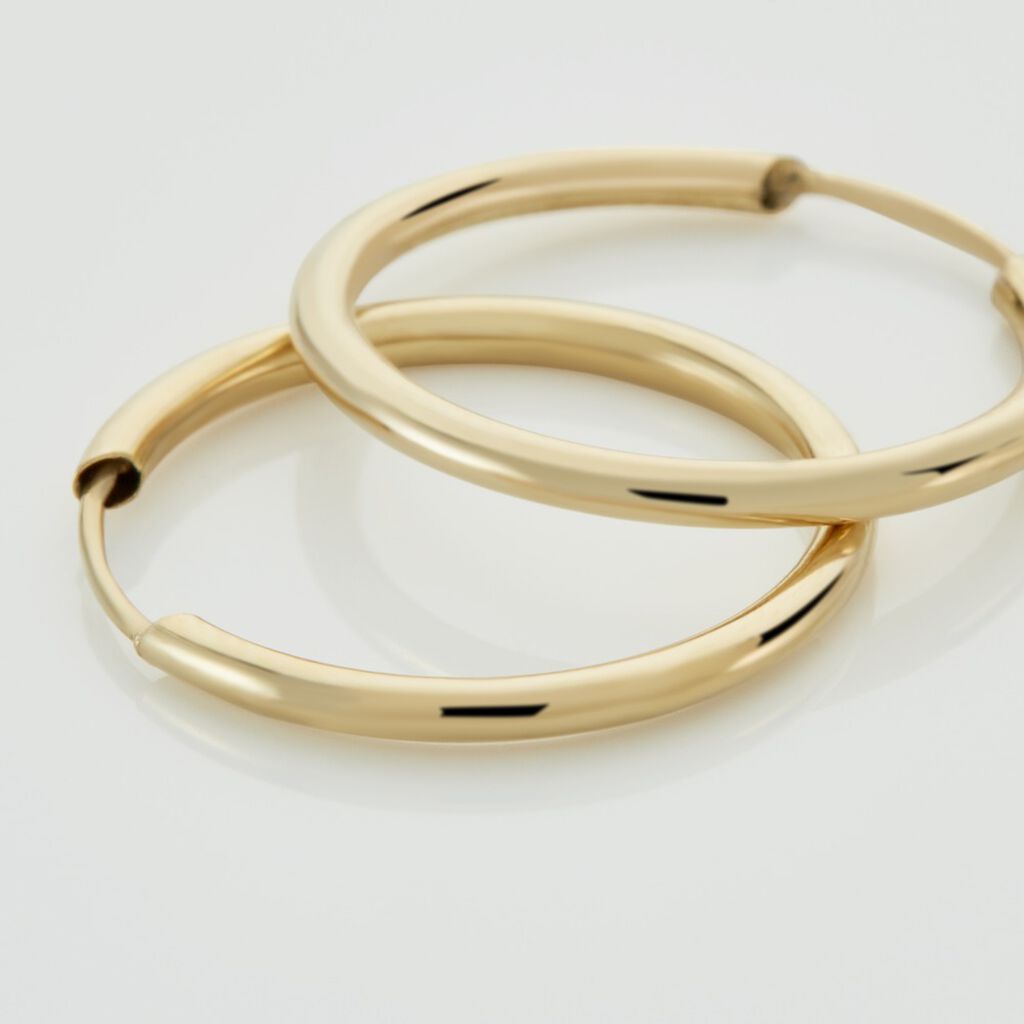 Cr&eacute;oles Valencina Or Jaune - Boucles d'oreilles cr&eacute;oles Femme | Histoire d&rsquo;Or