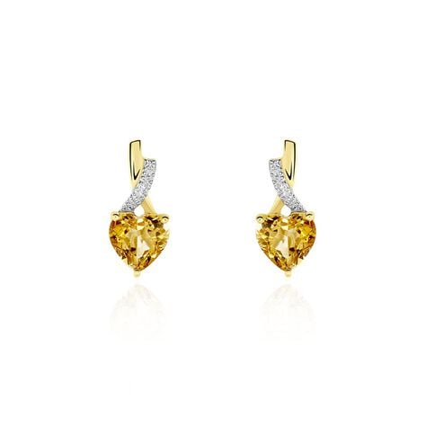 Boucles D'oreilles Puces Or Jaune Clothilde - Clous d'oreilles Femme | Histoire d&rsquo;Or