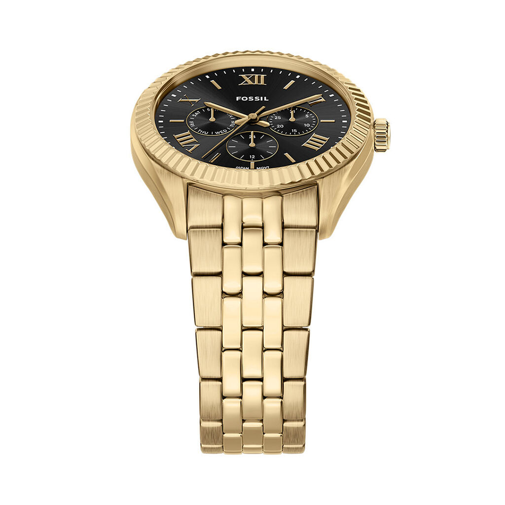 Montre Fossil Campbell Noir - F&ecirc;te des p&egrave;res Homme | Histoire d&rsquo;Or