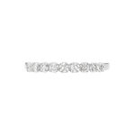 Demi Alliance Eloise Platine Blanc Diamant - Bijoux Femme | Histoire d&rsquo;Or