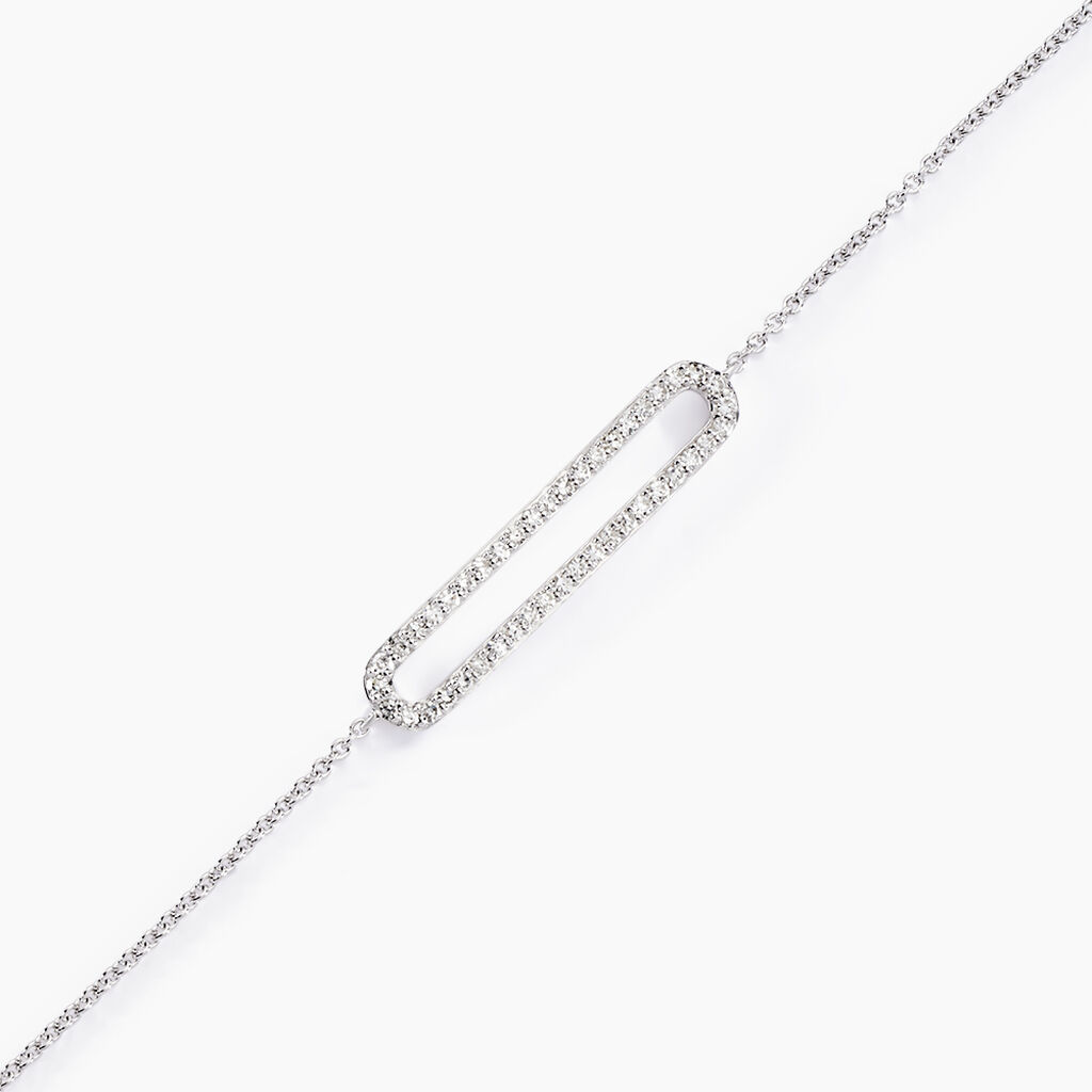 Bracelet Octavia Or Blanc Diamant - Bracelets Femme | Histoire d&rsquo;Or