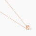 Collier Solitaire Argent Rose Rio Santa Teresa Oxyde De Zirconium - Colliers fantaisie Femme | Histoire d’Or
