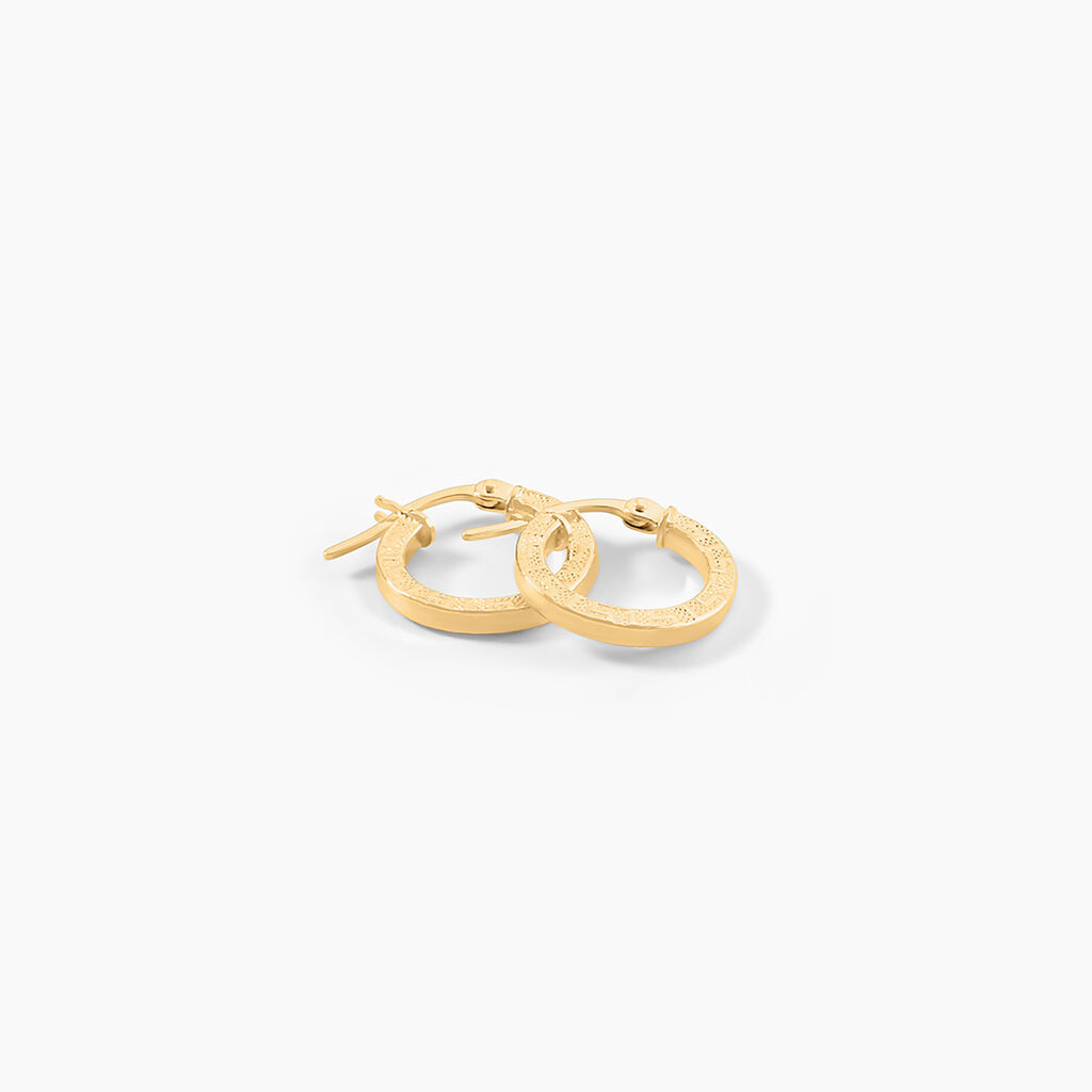 Créoles Xanthia Or Jaune - Boucles d'oreilles créoles Femme | Histoire d’Or