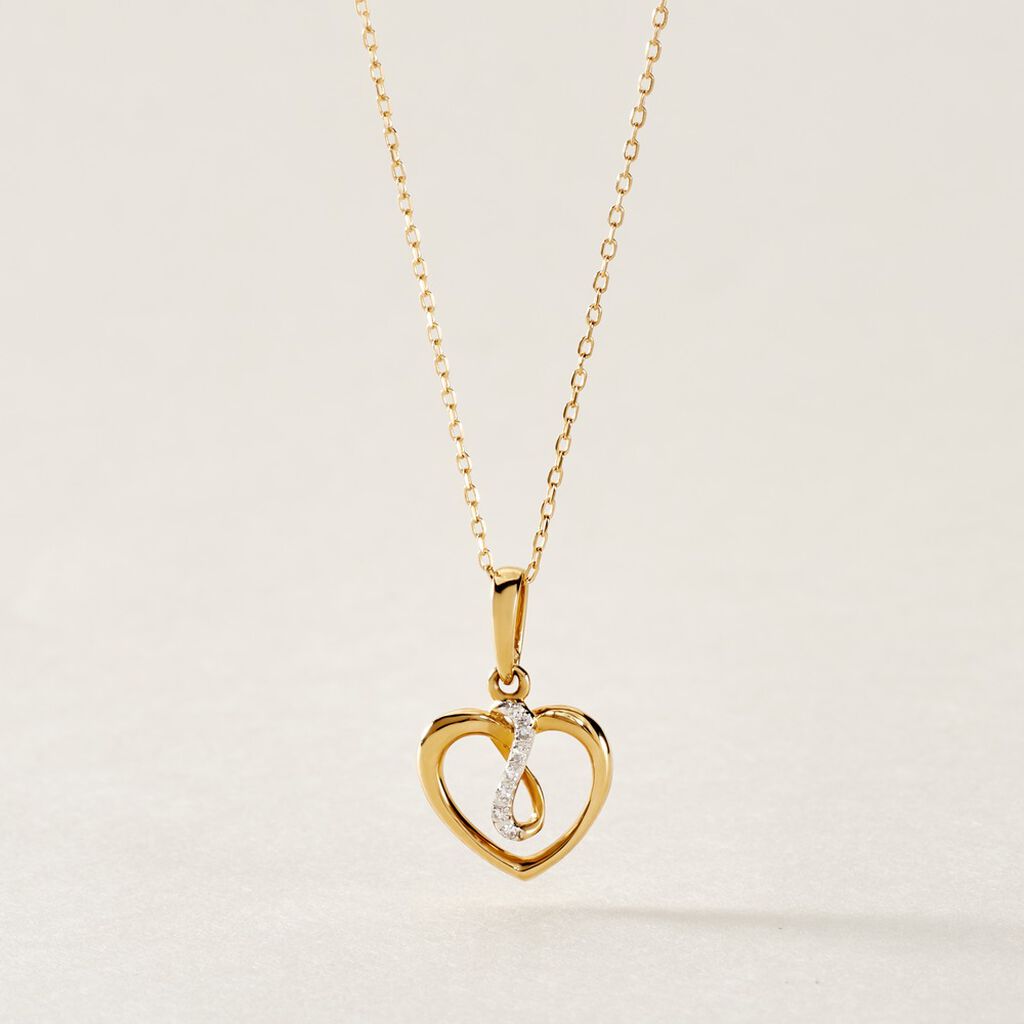 Collier Irmina Or Jaune Diamant - Colliers Femme | Histoire d’Or