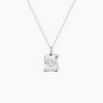 Pendentif Zodiaque Parchemin Argent Blanc - Pendentifs Zodiaque Famille | Histoire d&rsquo;Or