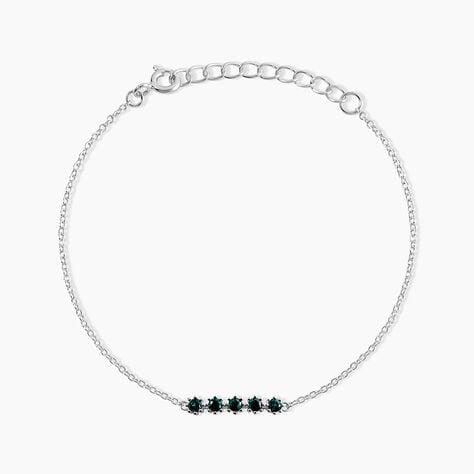 Bracelet Karrie Argent Blanc Oxyde De Zirconium - Bracelets Femme | Histoire d&rsquo;Or