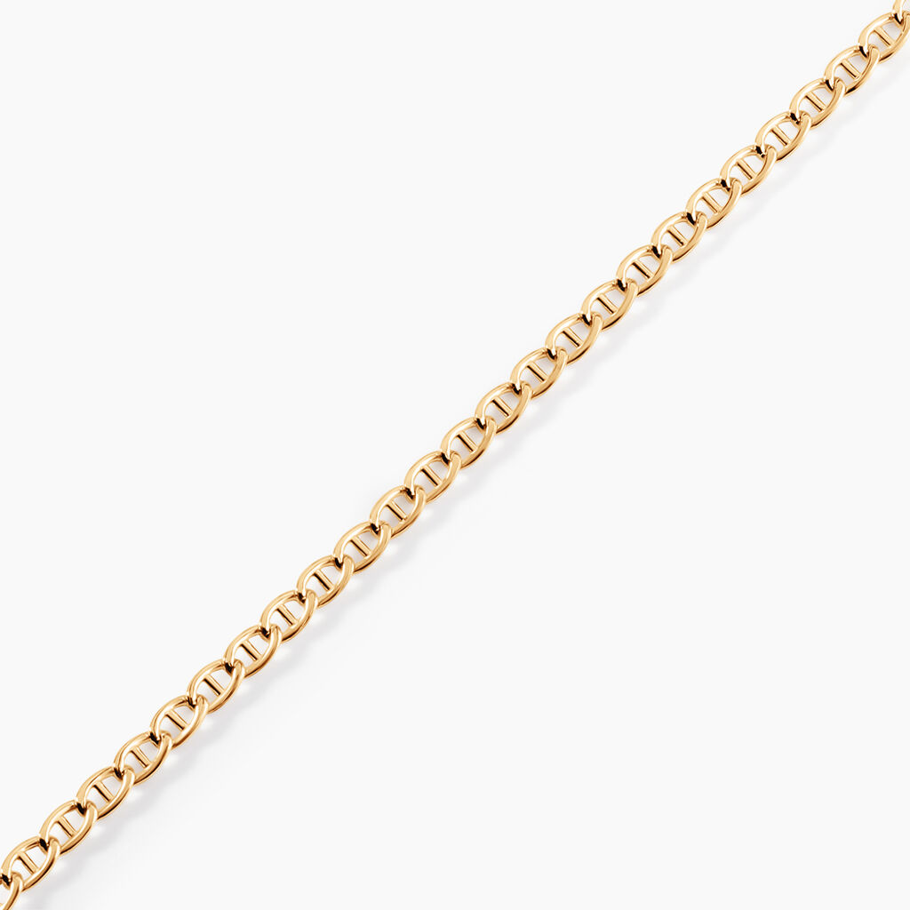 Bracelet Or Jaune Capucin Maille Marine - Bracelets chaîne Femme | Histoire d’Or