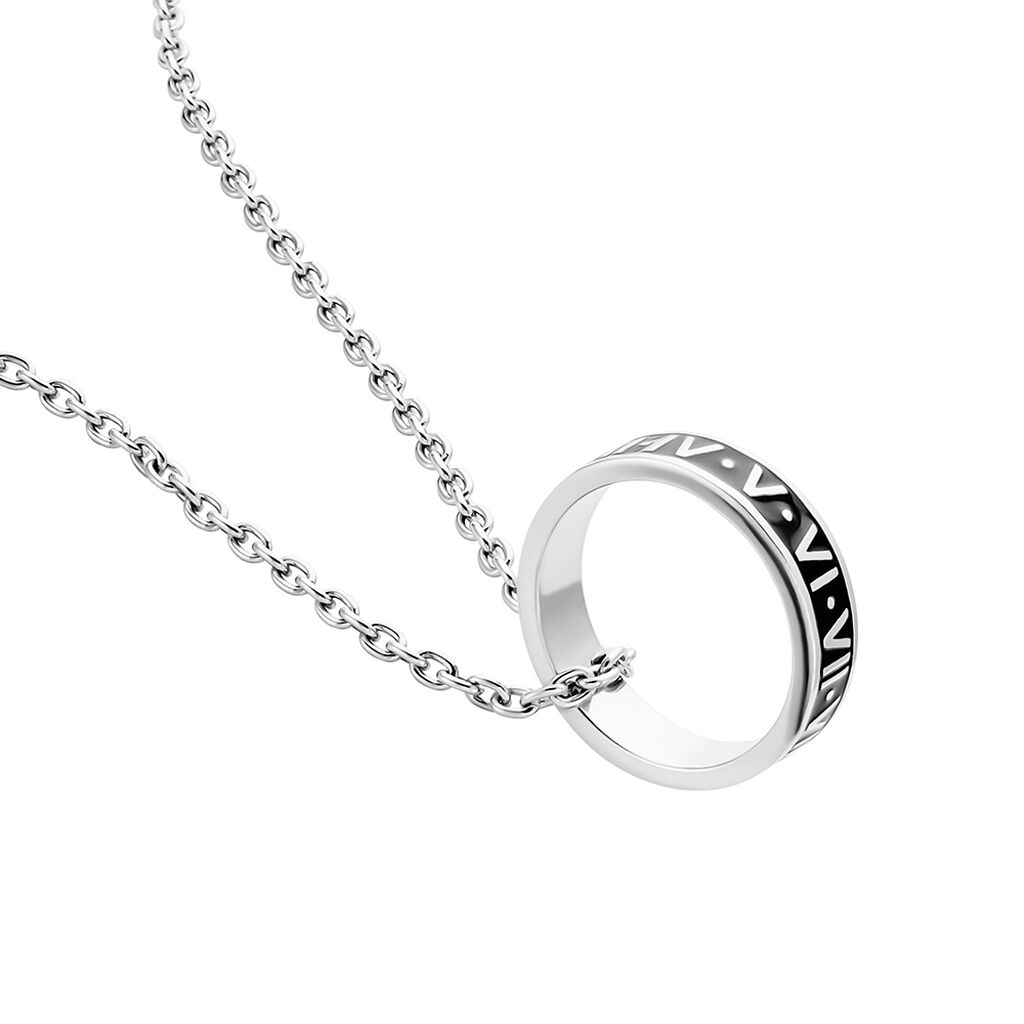 Collier Ilyan Argent Blanc - Colliers Homme | Histoire d’Or