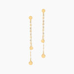 Boucles D'Oreilles Pendantes Jera Or Jaune - Boucles d'oreilles pendantes Femme | Histoire d&rsquo;Or