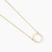Collier Stip Or Jaune Oxyde De Zirconium - Colliers Femme | Histoire d’Or