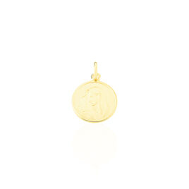 Pendentif Vierge Rond Or Jaune - Pendentifs Baptême Famille | Histoire d’Or