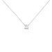 Collier Solitaire Victoria Platine Blanc Diamant - Colliers Femme | Histoire d’Or