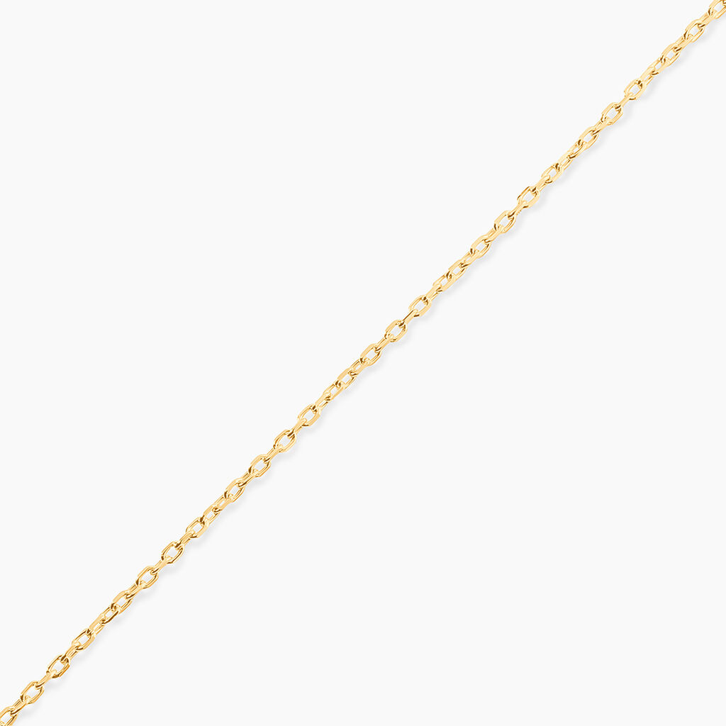 Cha&icirc;ne Igoa Maille For&ccedil;at Diamantee Or Jaune - Chaines Femme | Histoire d&rsquo;Or