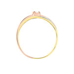 Bague Solitaire Gisla Or Tricolore Diamant - Bagues solitaires Femme | Histoire d&rsquo;Or