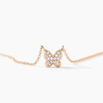 Collier Argent Rose Anne-lise Oxyde De Zirconium - Colliers fantaisie Femme | Histoire d&rsquo;Or