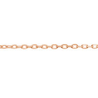 Chaîne Igoa Maille Forçat Diamantee Or Rose