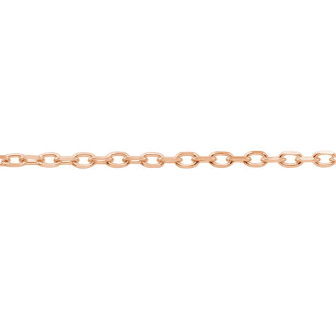 Chaîne Igoa Maille Forçat Diamantee Or Rose - Chaines Femme | Histoire d’Or
