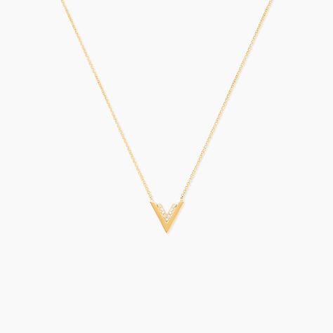 Collier Dao Or Jaune Oxyde De Zirconium - Colliers Femme | Histoire d’Or