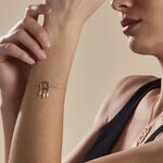 Bracelet Plaqu&eacute; Or Jaune Attrape R&ecirc;ves Turquoise Bleue - Bracelets Femme | Histoire d&rsquo;Or