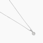 Collier Domitia Or Blanc Diamant - Colliers Femme | Histoire d&rsquo;Or