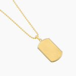 Collier Acier Dor&eacute; Lorant - Colliers fantaisie Homme | Histoire d&rsquo;Or