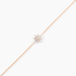 Bracelet Lorraine Argent Rose Oxyde De Zirconium - Bracelets Femme | Histoire d&rsquo;Or